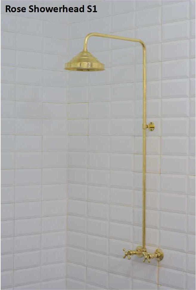 Antique Brass Shower Fixtures – Brass Shower System