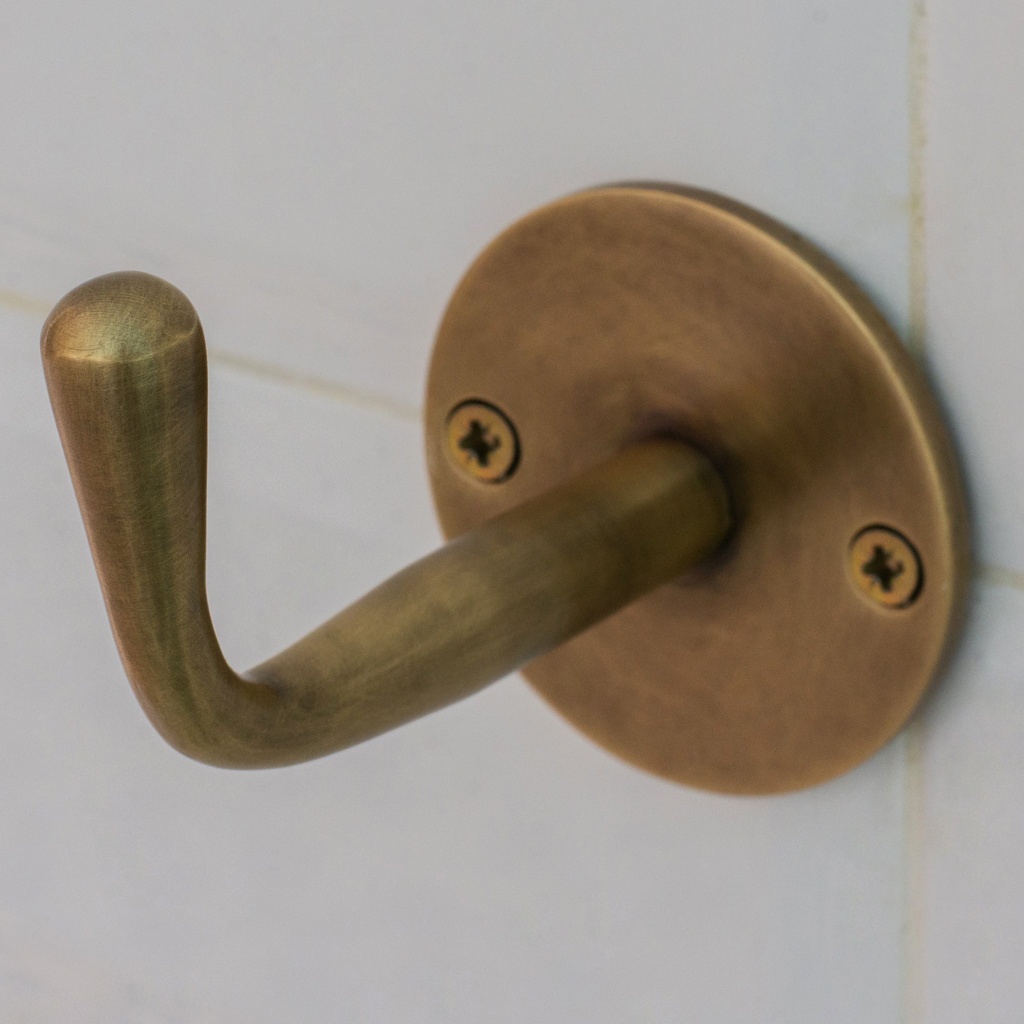 Vintage Hooks Set | Solid Brass Single Hook