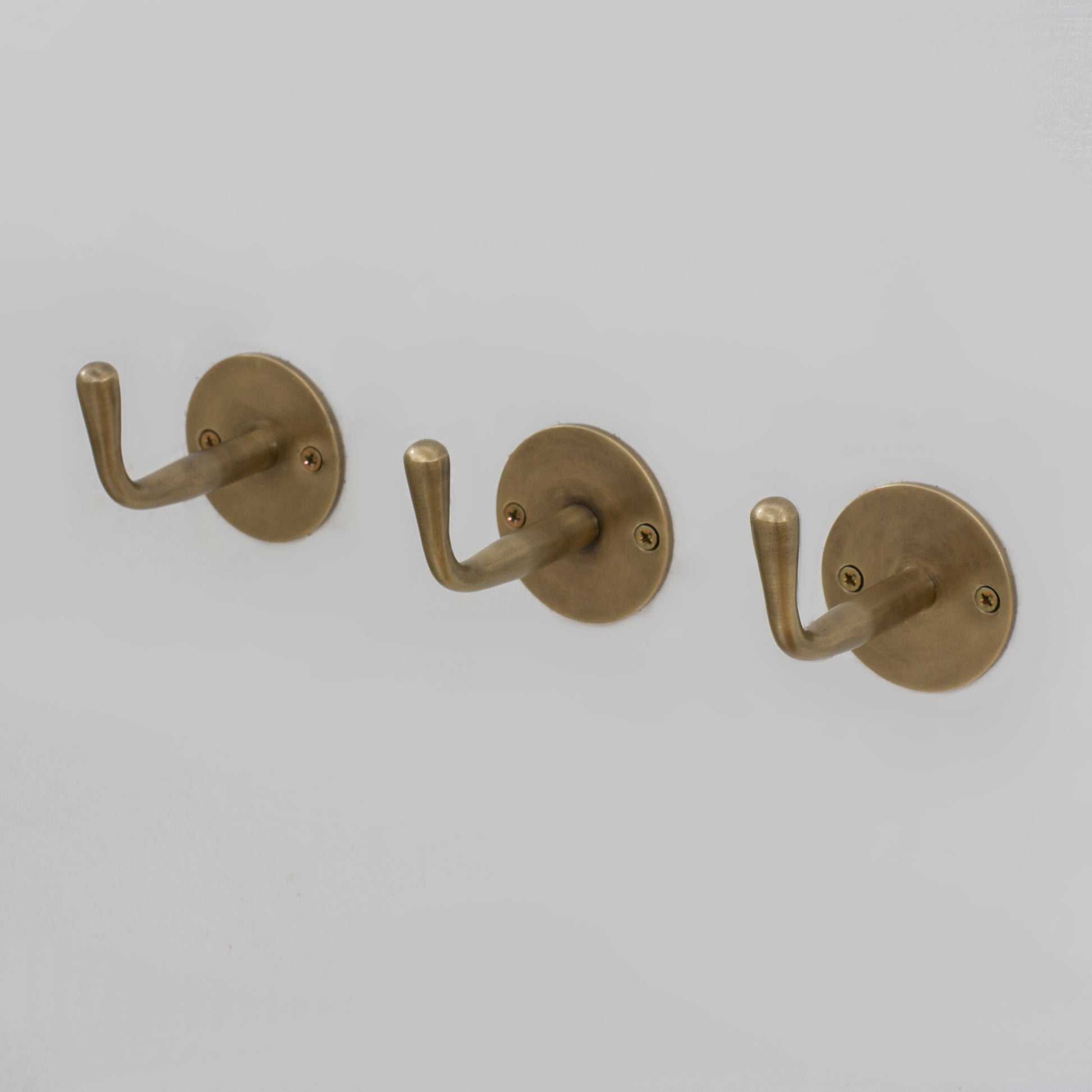 Vintage Hooks Set | Solid Brass Single Hook