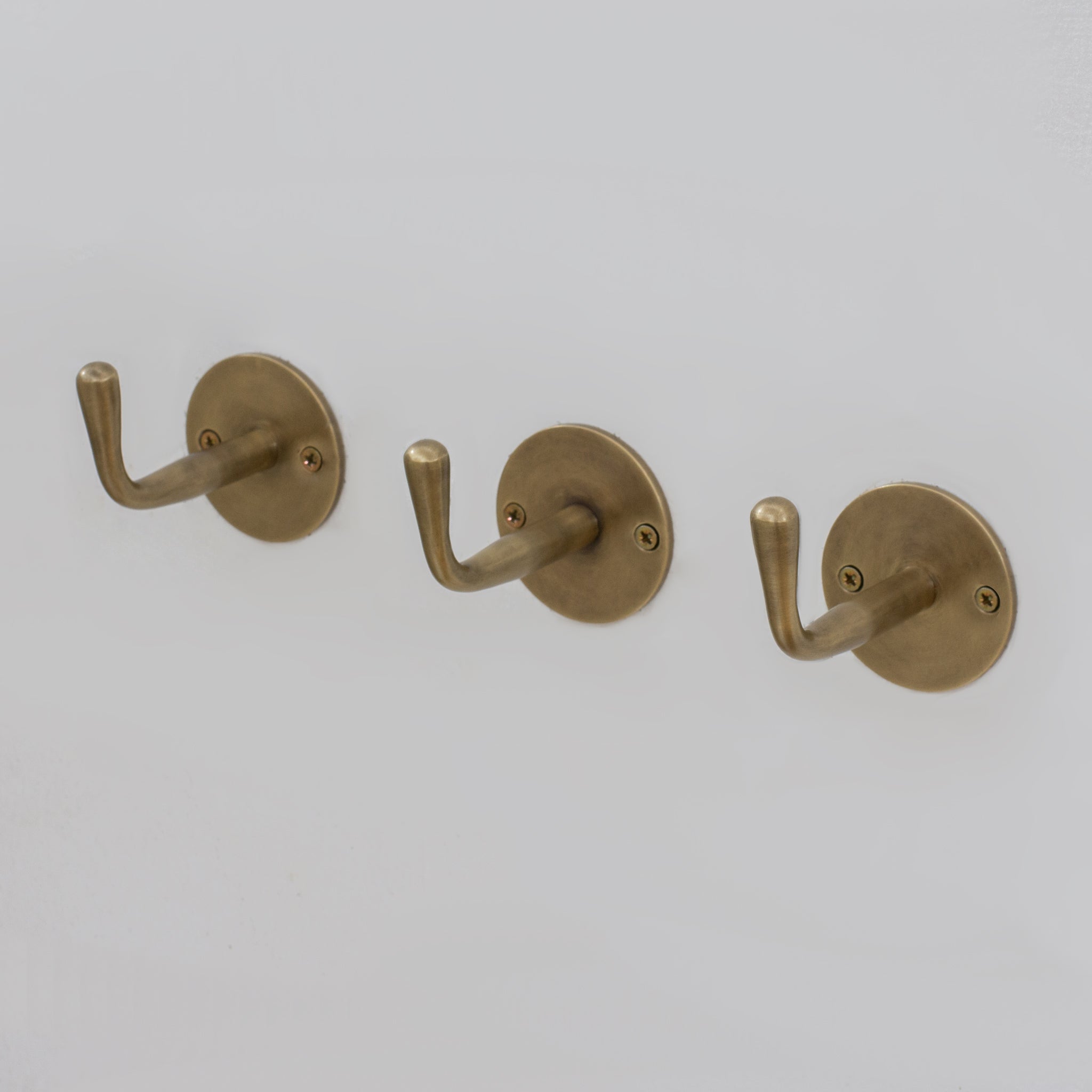Vintage Hooks Set | Solid Brass Single Hook