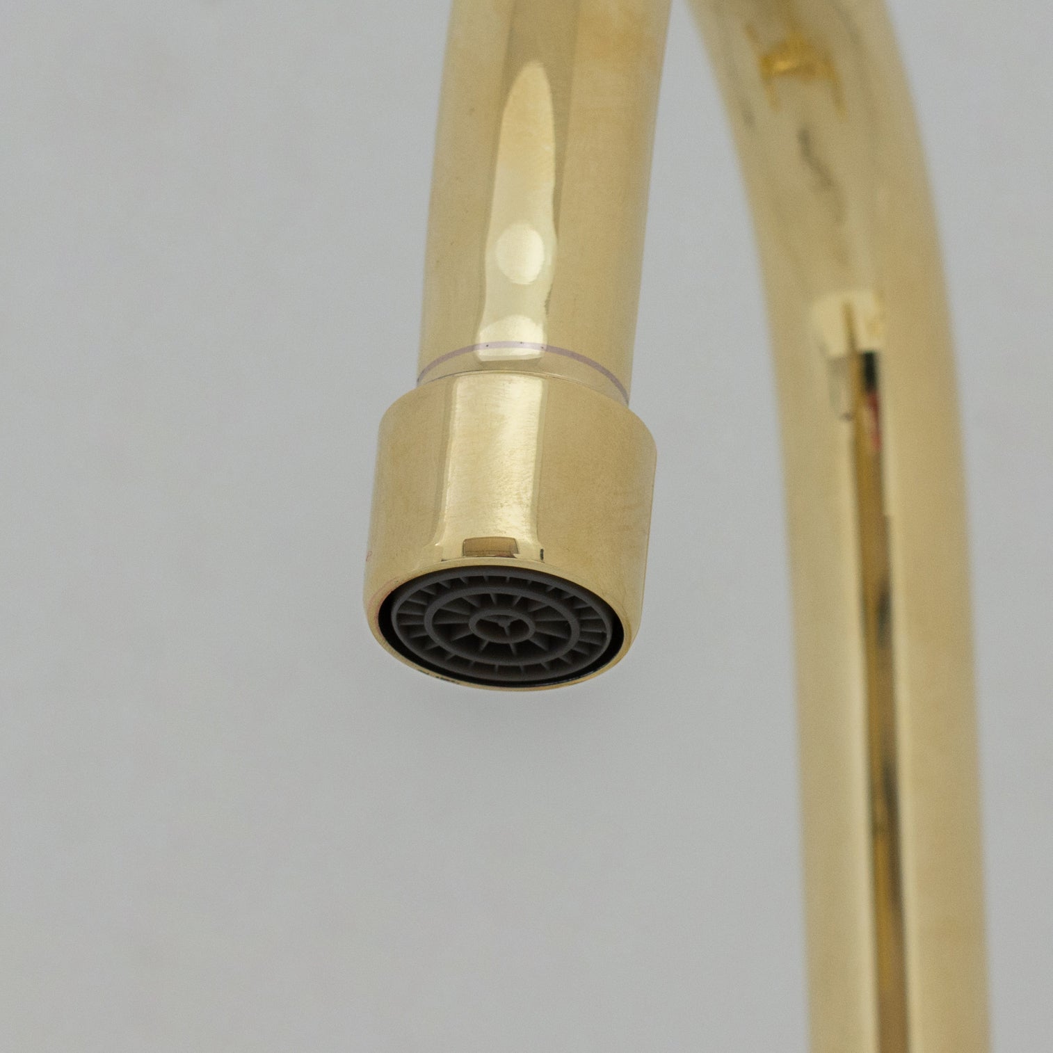 Unlacquered Brass Bathroom Bidet Faucet, Single Hole Bidet Tap, Deck-Mounted Bidet Mixer Tap, Cross Handle Bidet