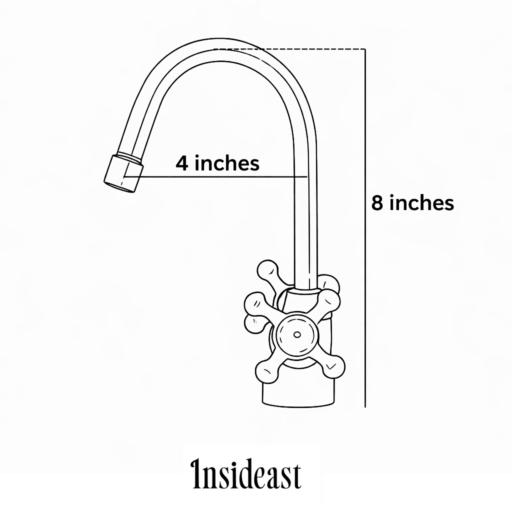Unlacquered Brass Bathroom Bidet Faucet, Single Hole Bidet Tap, Deck-Mounted Bidet Mixer Tap, Cross Handle Bidet
