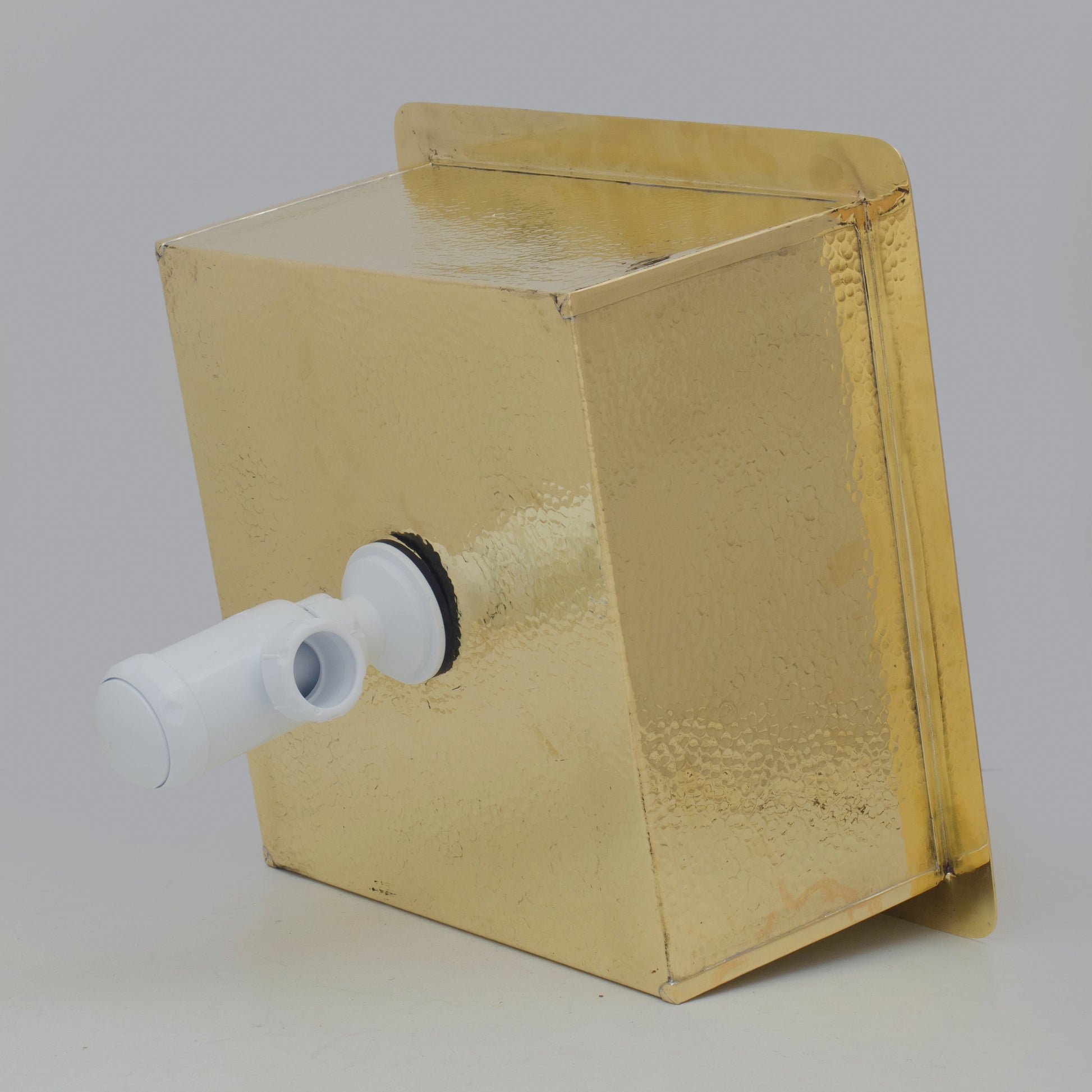 Solid Unlacquered Brass Undermount Hammered Sink, Kitchen Bar Sink