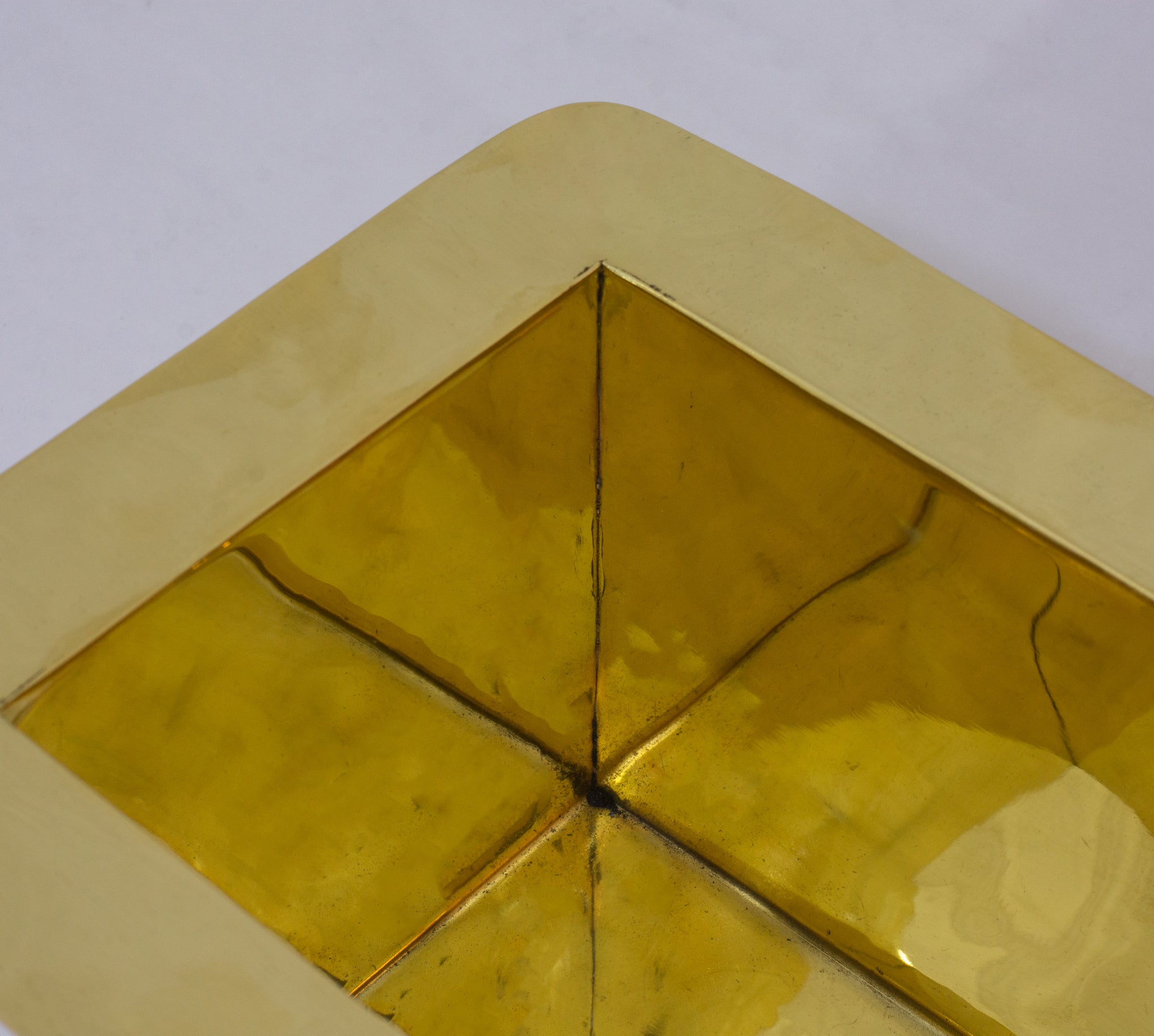 Solid Brass Undermount Sink | Compact Rectangular Small Kitchen Sink | With Strainer