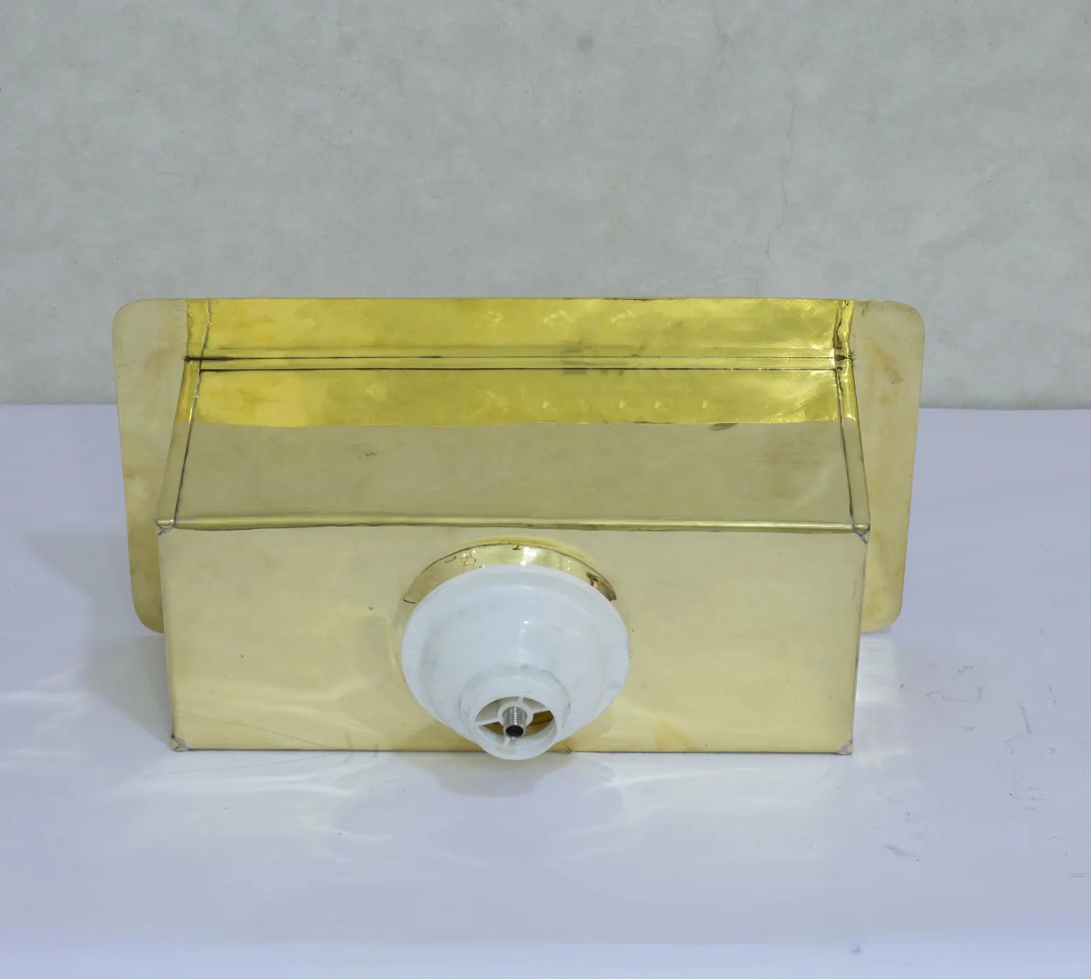 Solid Brass Undermount Sink, Small Rectangular Sink Kitchen, Single Bowl Sink With Strainer