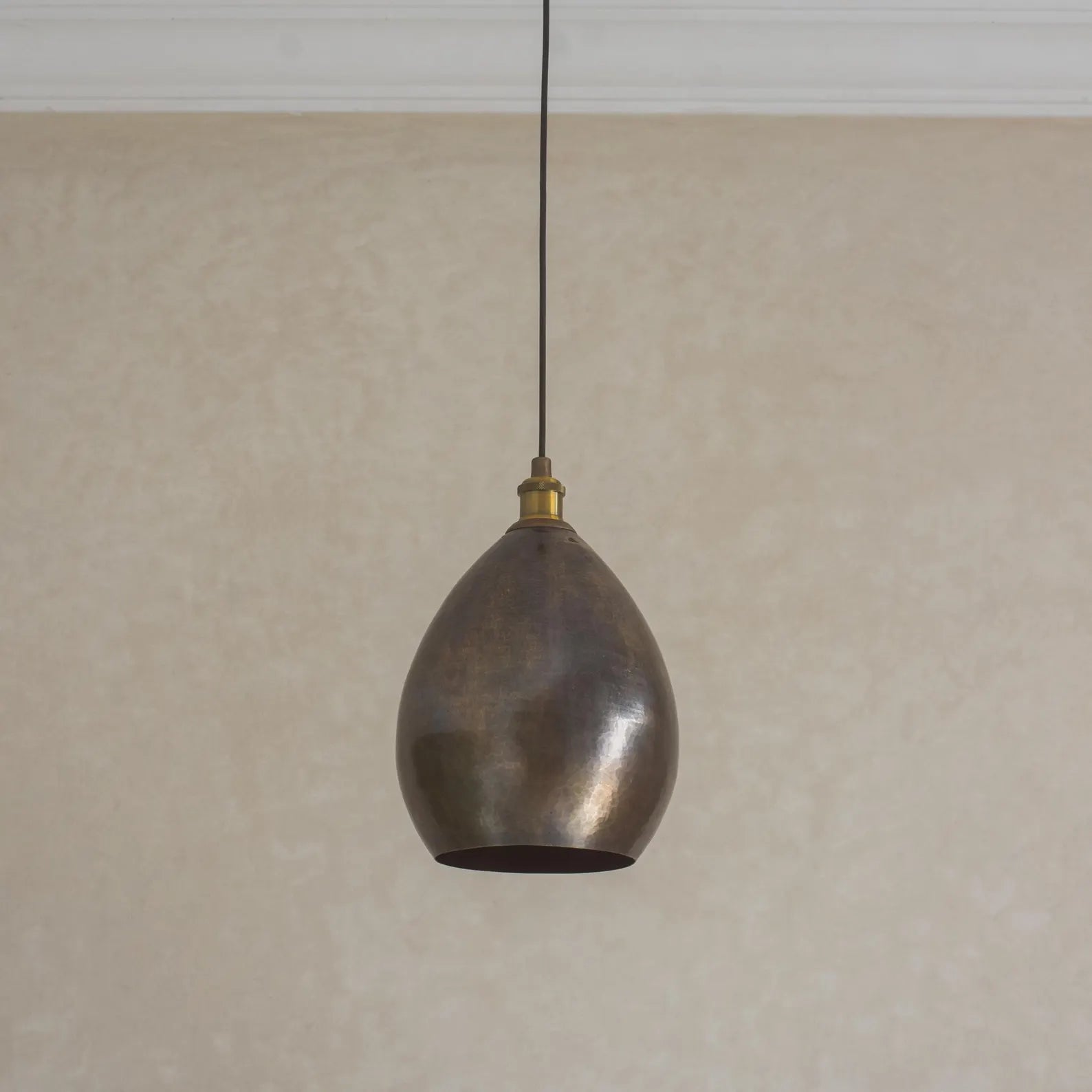 Smooth Oil Rubbed Brass Cone Pendant Light, Kitchen Island Ceiling Lamp