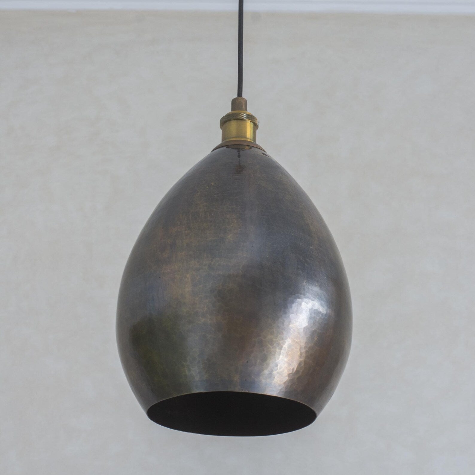 Smooth Oil Rubbed Brass Cone Pendant Light, Kitchen Island Ceiling Lamp