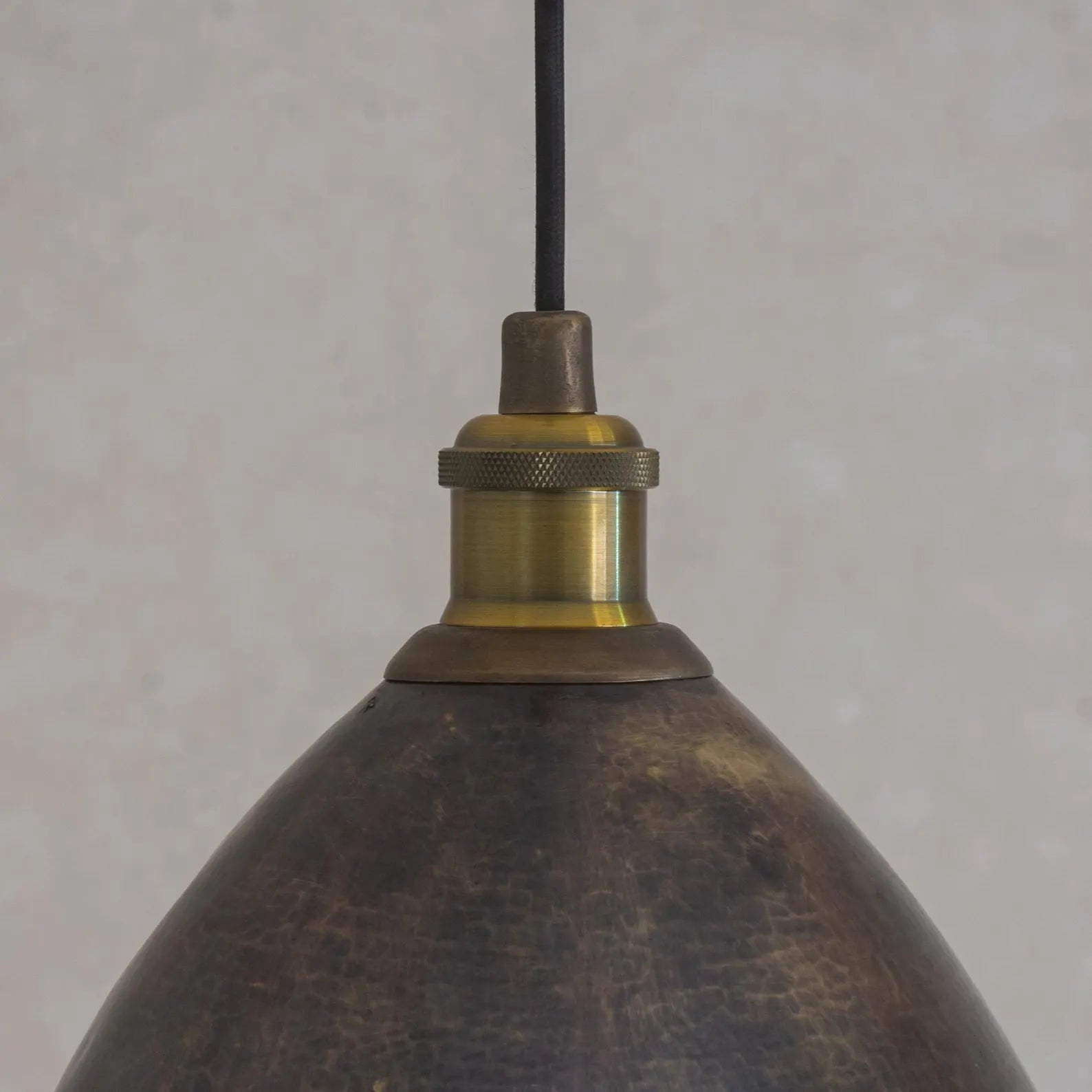 Smooth Oil Rubbed Brass Cone Pendant Light, Kitchen Island Ceiling Lamp