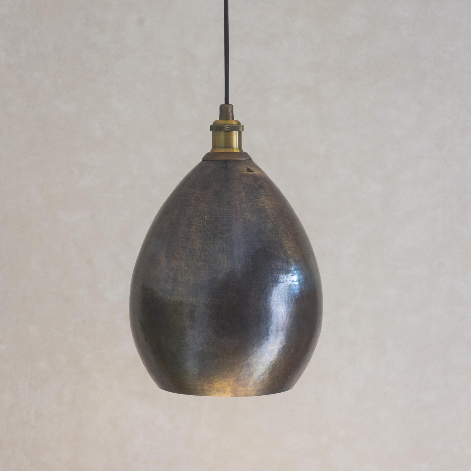 Smooth Oil Rubbed Brass Cone Pendant Light, Kitchen Island Ceiling Lamp