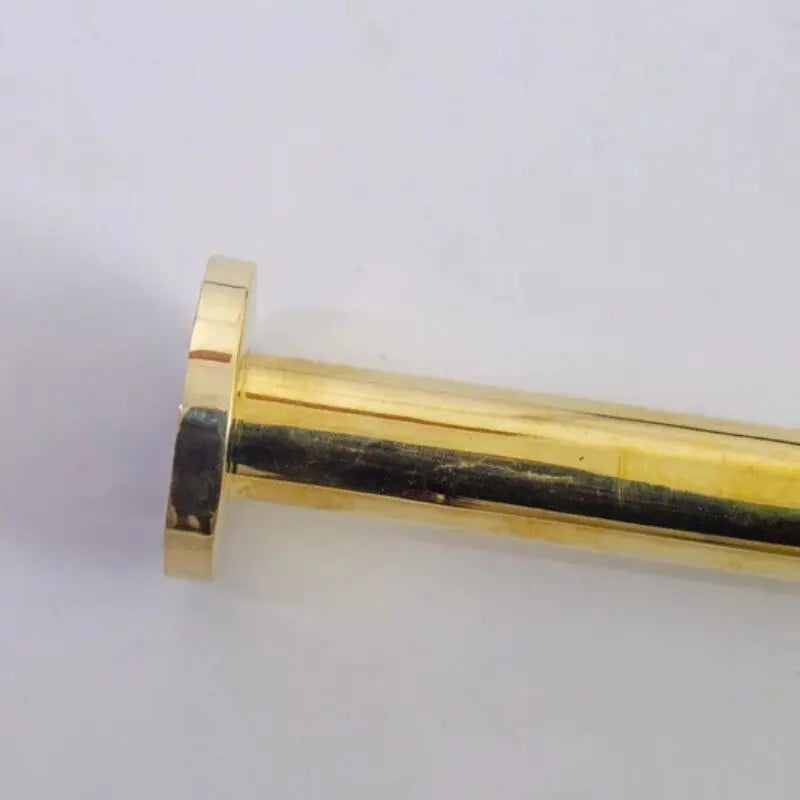 Solid Unlacquered Brass P-trap and Sink Stopper, Push Up Button, Pop Up Drain, Brass Water Trap