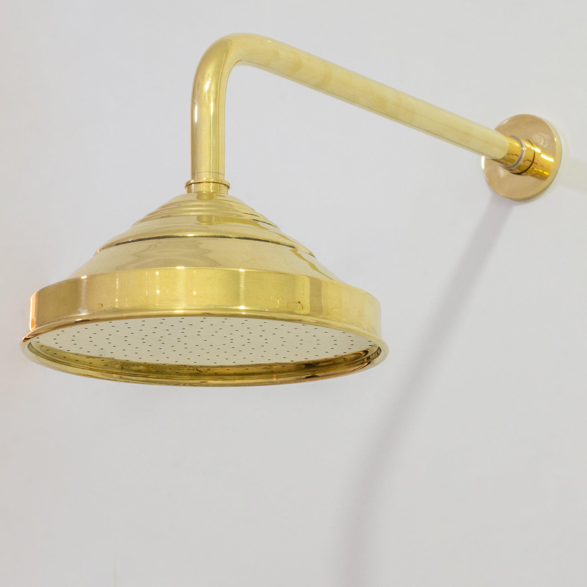 Solid Brass Built-In Shower System – Concealed Rainfall Showerhead with Handheld – Wall-Mounted Shower Set