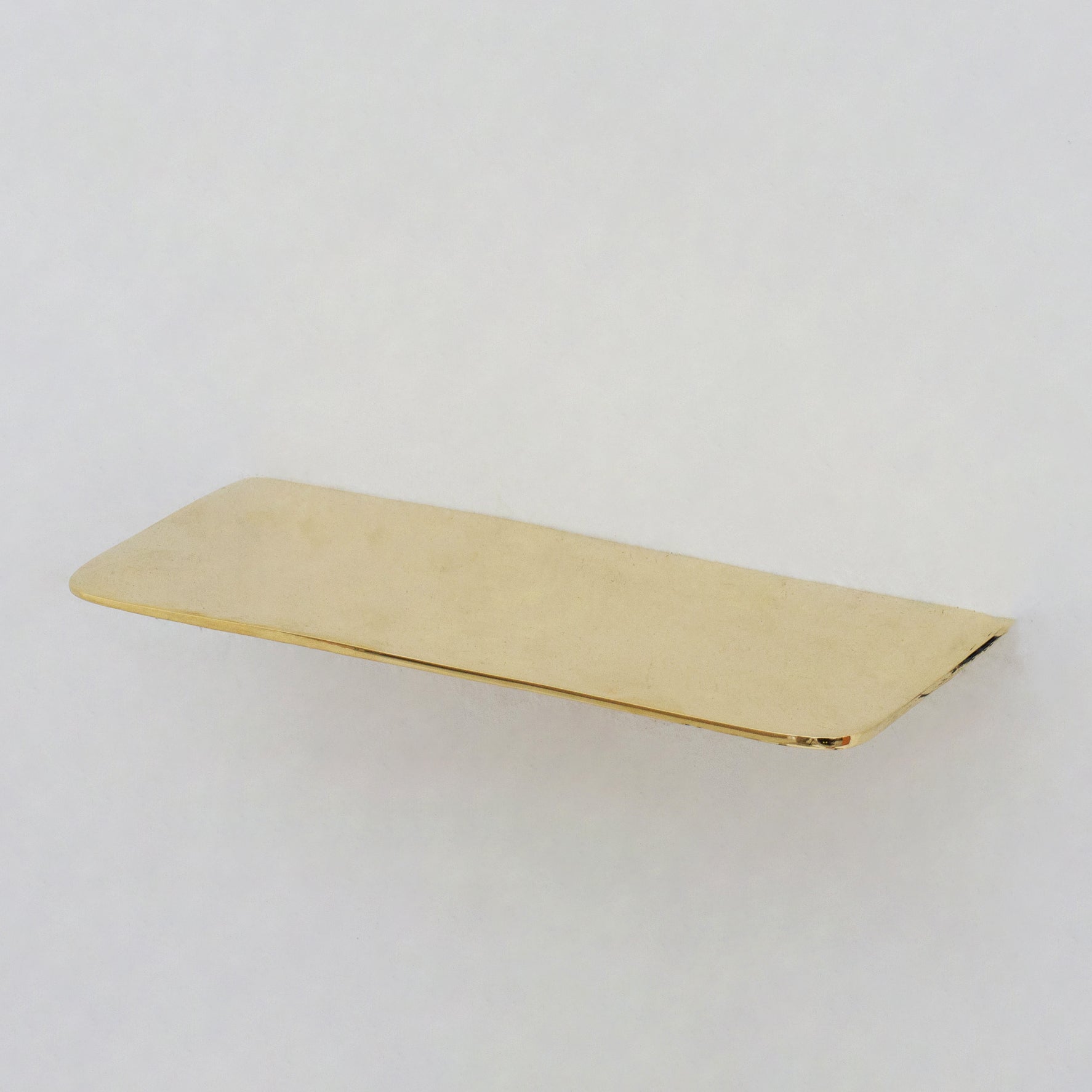 Handcrafted Solid Brass Floating Shelf, Bathroom Shelf Brass, Wall Mount Bathroom Soap Holder