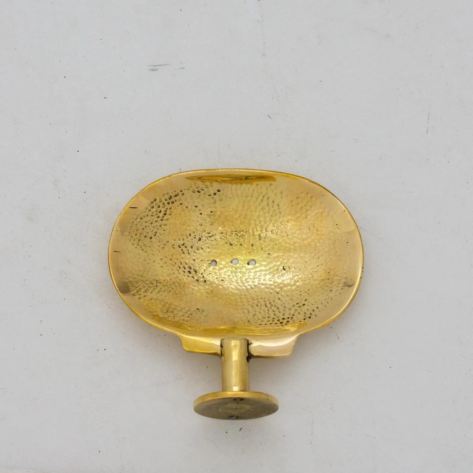 Solid Brass Wall Soap Holder, Handcrafted Soap Dish