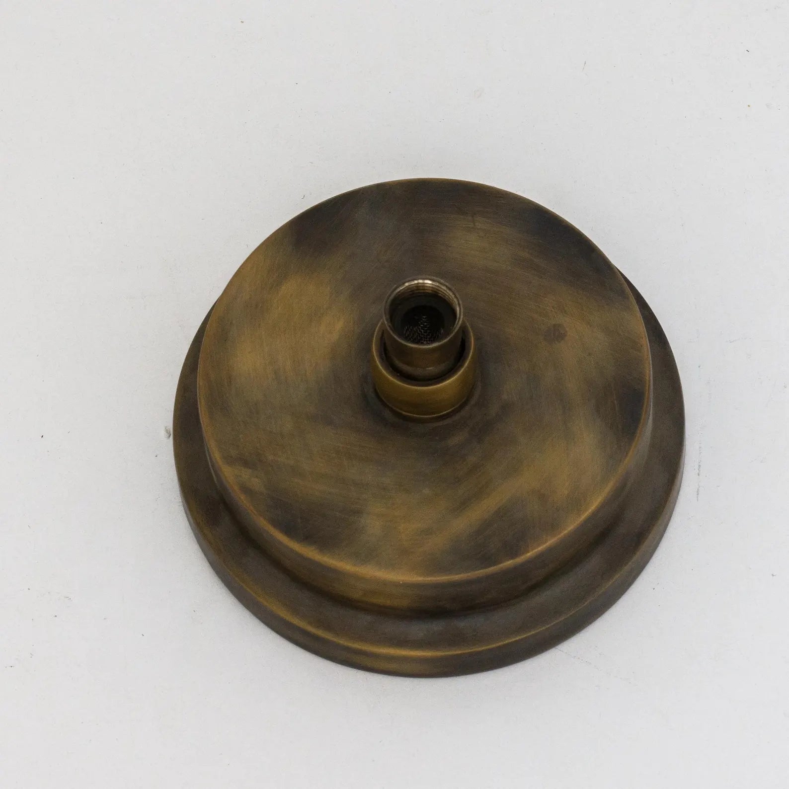 Solid Vintage Showerhead, Swiveling Rain Showerhead Bronze, Outdoor Showerhead