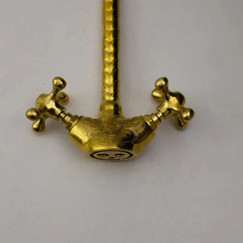 Unlacquered Brass Bathroom Faucet – Single Hole Bathroom Faucet