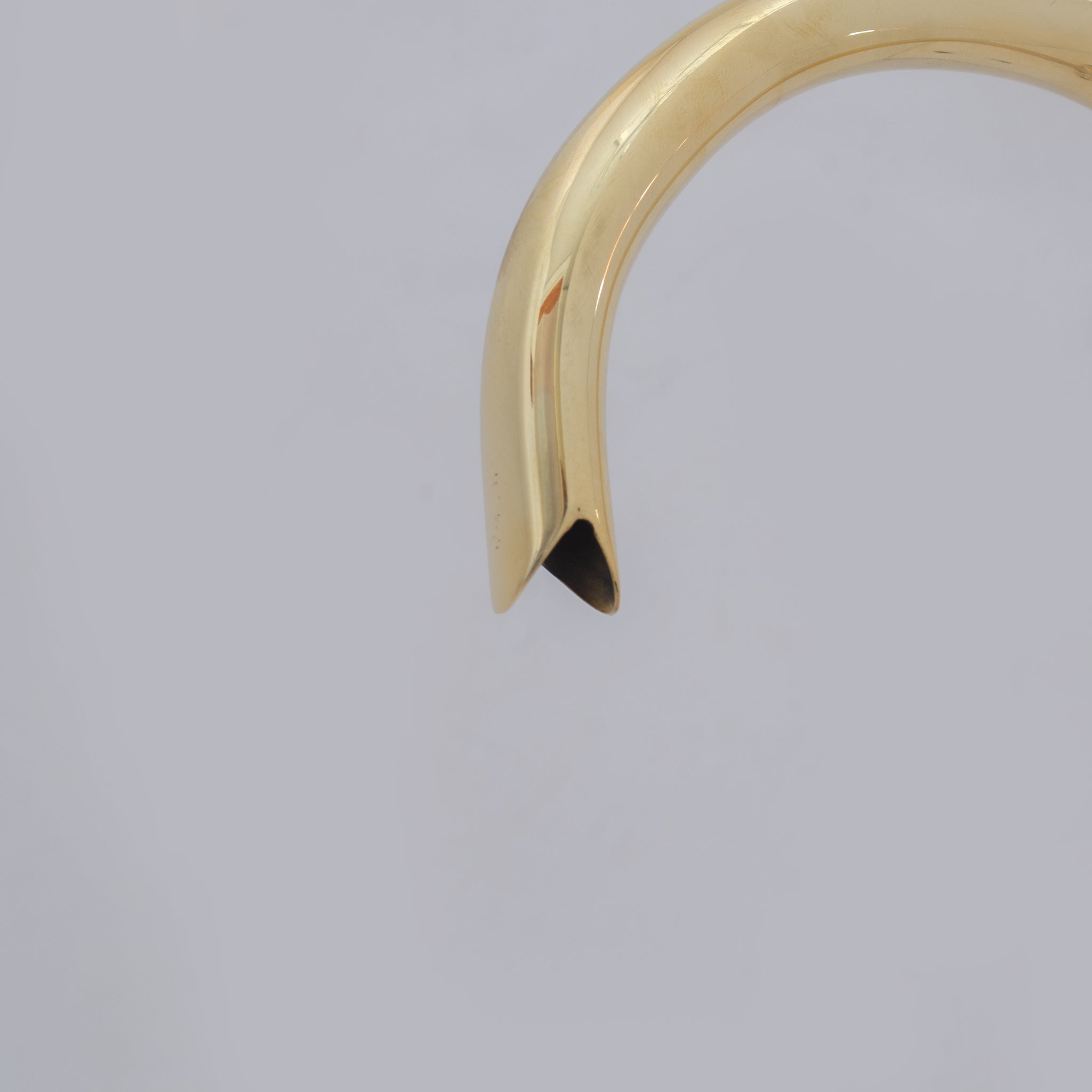 Unlacquered Brass Single-Hole Bathroom Faucet | Traditional Cross Handles