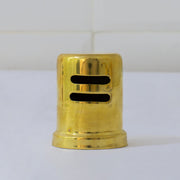 Unlacquered Brass Dishwasher Air Gap Cover | Skirted Cap