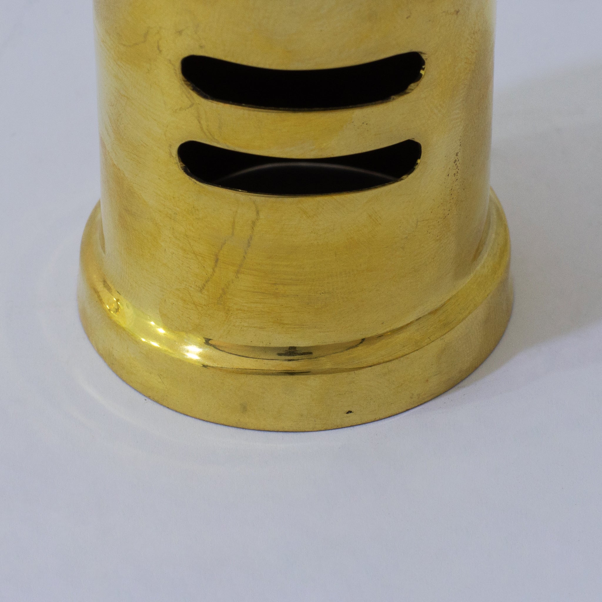 Unlacquered Brass Dishwasher Air Gap Cover | Skirted Cap