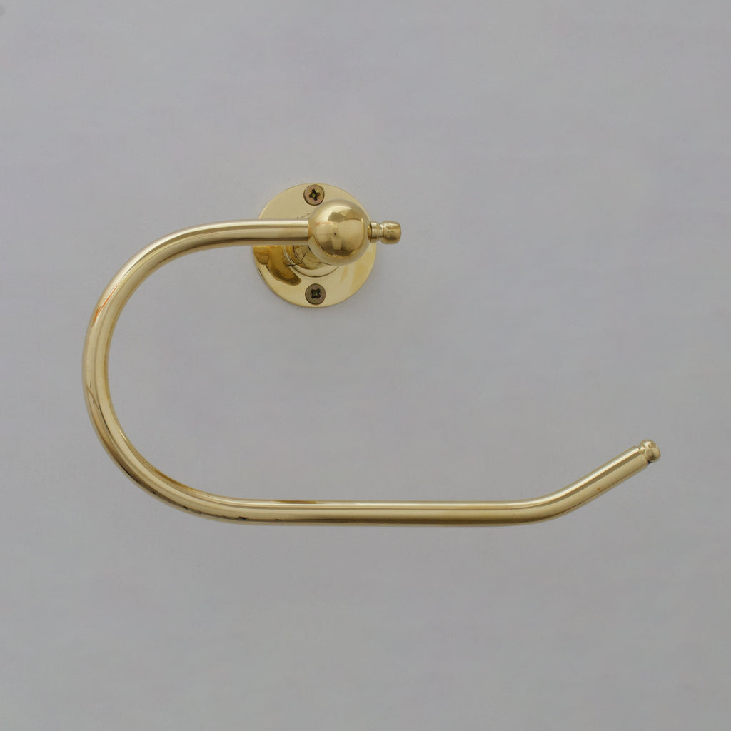 Toallero de latón sin lacar, colgador de toallas, gancho para colgar en la pared, acabado grabado a mano