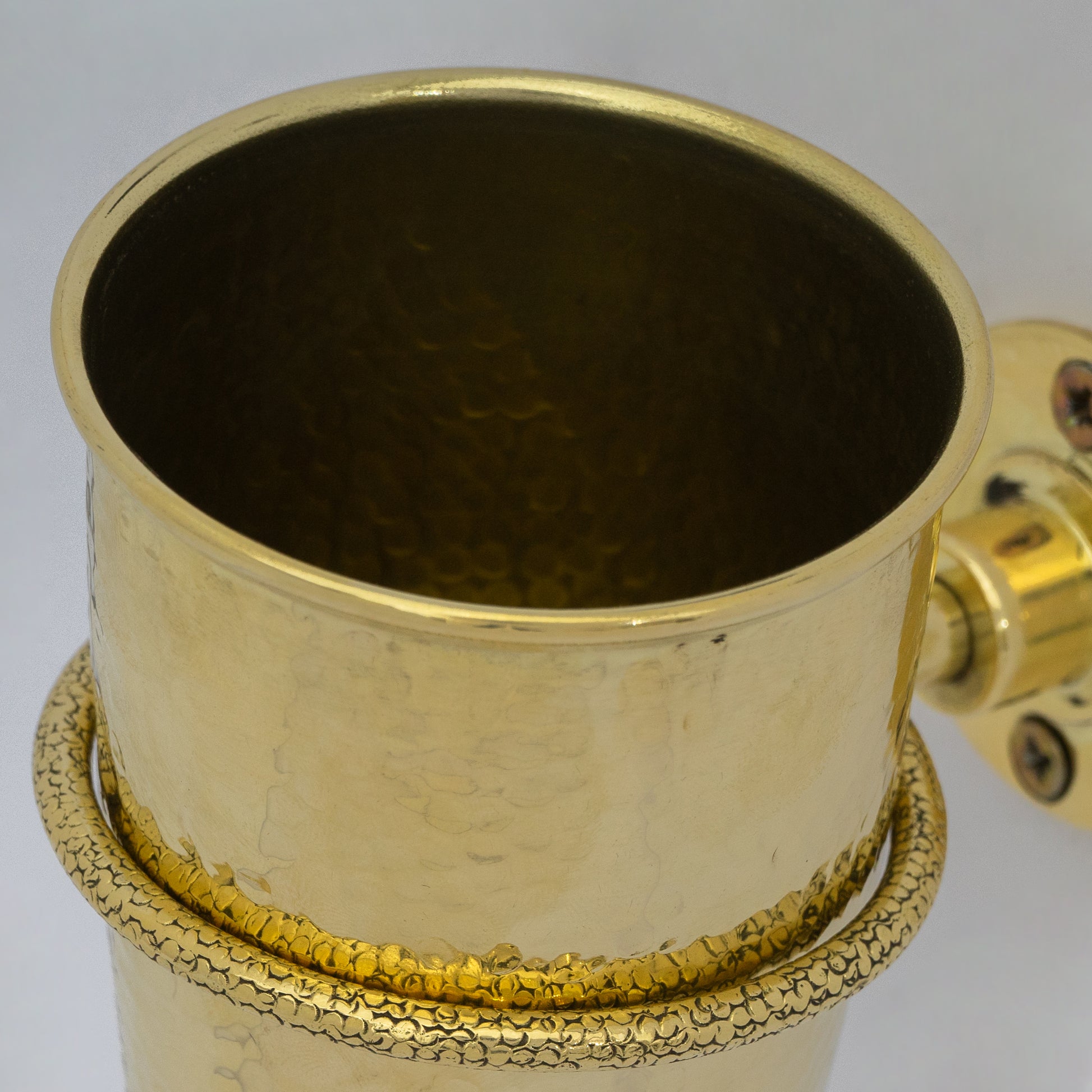 Unlacquered Brass Wall Mount Toothbrush Holder | Bathroom