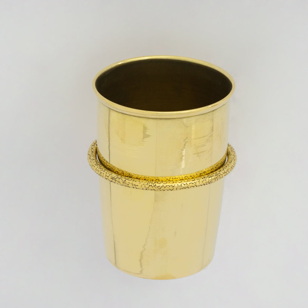 Unlacquered Brass Wall Mount Toothbrush Holder | Bathroom