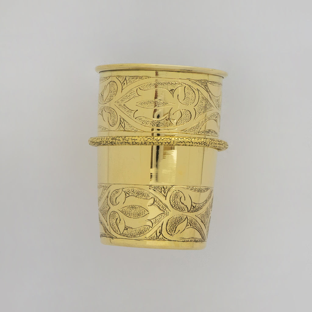 Unlacquered Brass Wall Mount Toothbrush Holder | Bathroom