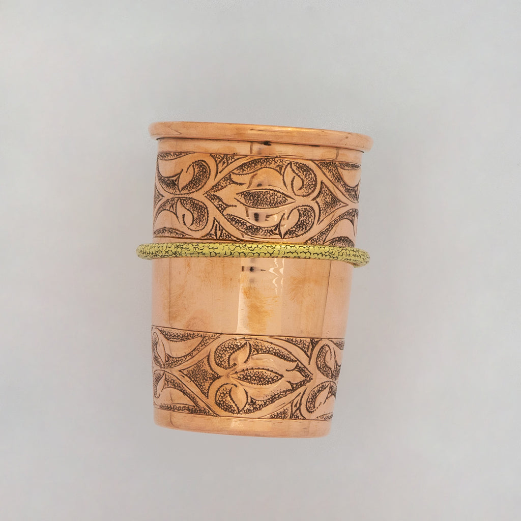 Unlacquered Copper Wall Mount Toothbrush Holder | Bathroom