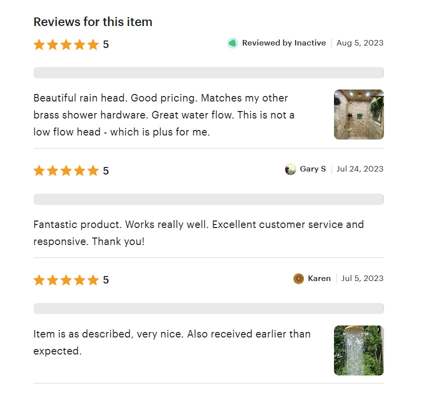 Unlacquered Solid Brass Rain Shower Head, Round Handcrafted Vintage Showerhead