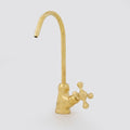 Unlacquered Brass Water Dispenser Kitchen Faucet | Single Hole Cold Water Tap