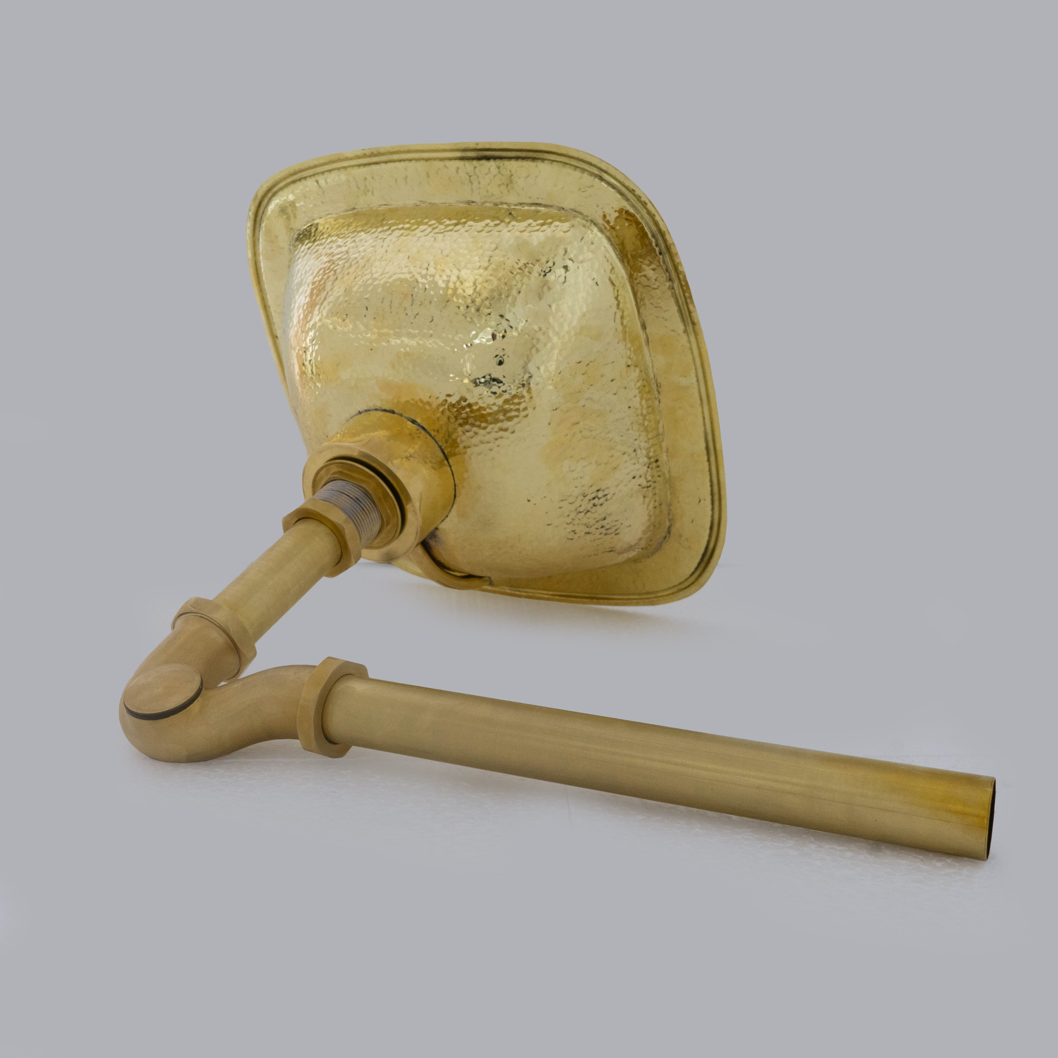 Hammered Brass Sink, Square Drop-in Brass Bathroom Sink, Hammered Antique Brass Sink