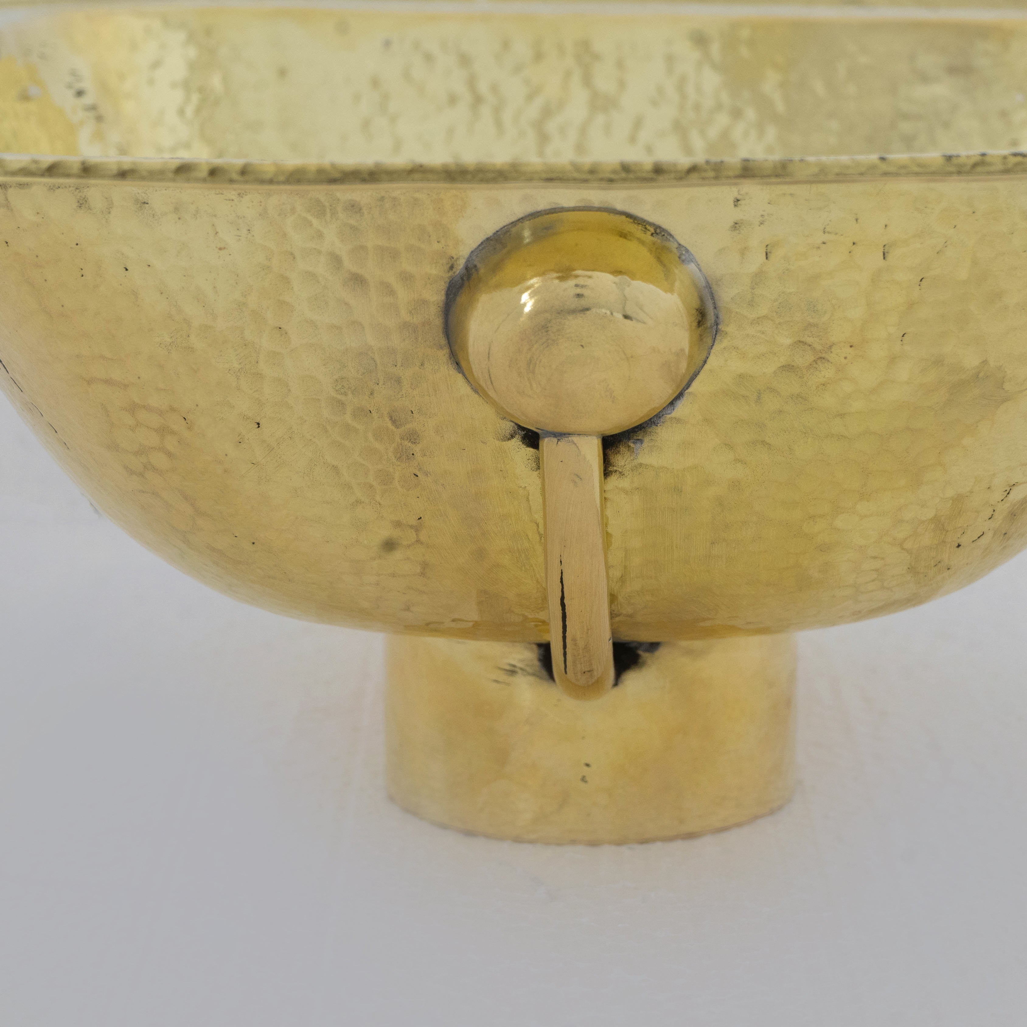 Hammered Brass Sink, Square Drop-in Brass Bathroom Sink, Hammered Antique Brass Sink