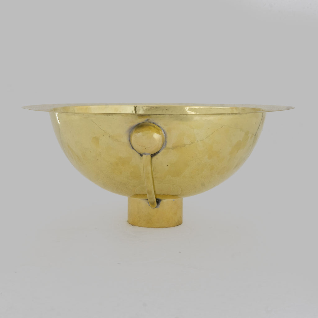 Solid Brass Hammered Sink, Bathroom Sink, Powder Room Sink, Handmade Undermount Sink