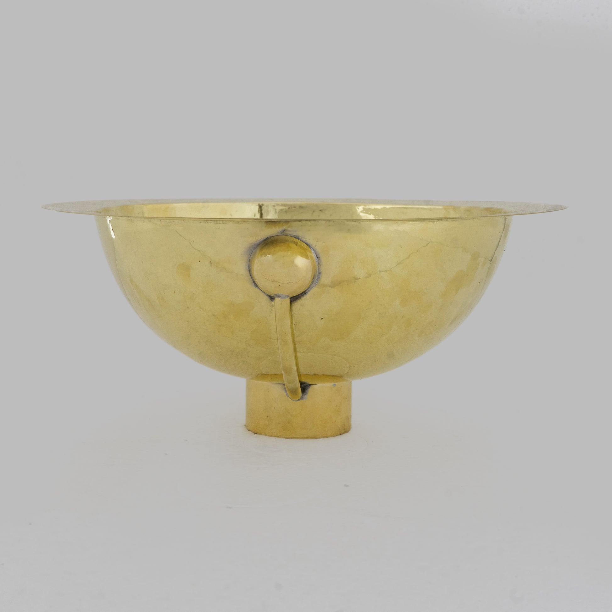 Solid Brass Hammered Sink, Bathroom Sink, Powder Room Sink, Handmade Undermount Sink