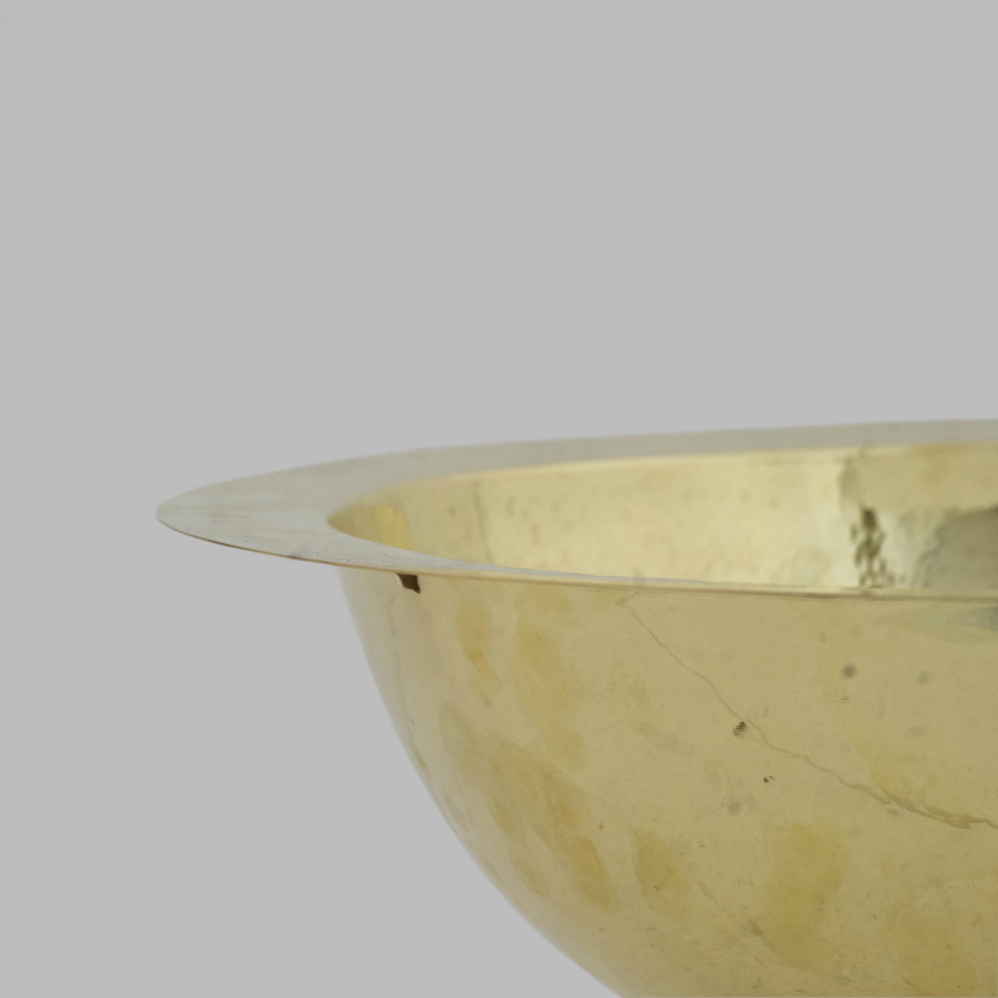 Solid Brass Hammered Sink, Bathroom Sink, Powder Room Sink, Handmade Undermount Sink