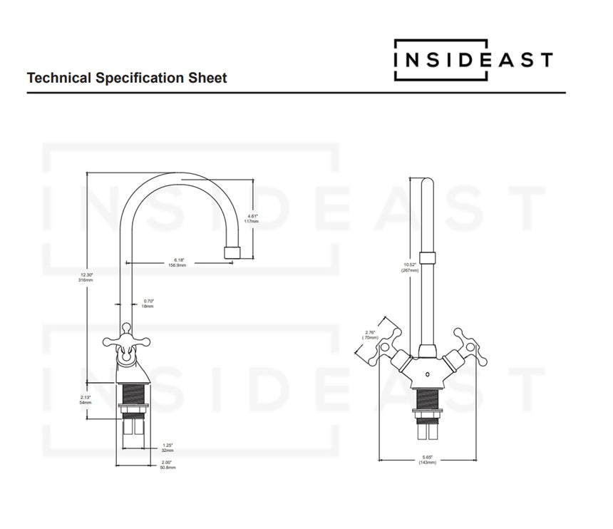 Unlacquered Brass Vanity Sink Faucet, Antique Brass Bathroom Single Hole Faucet