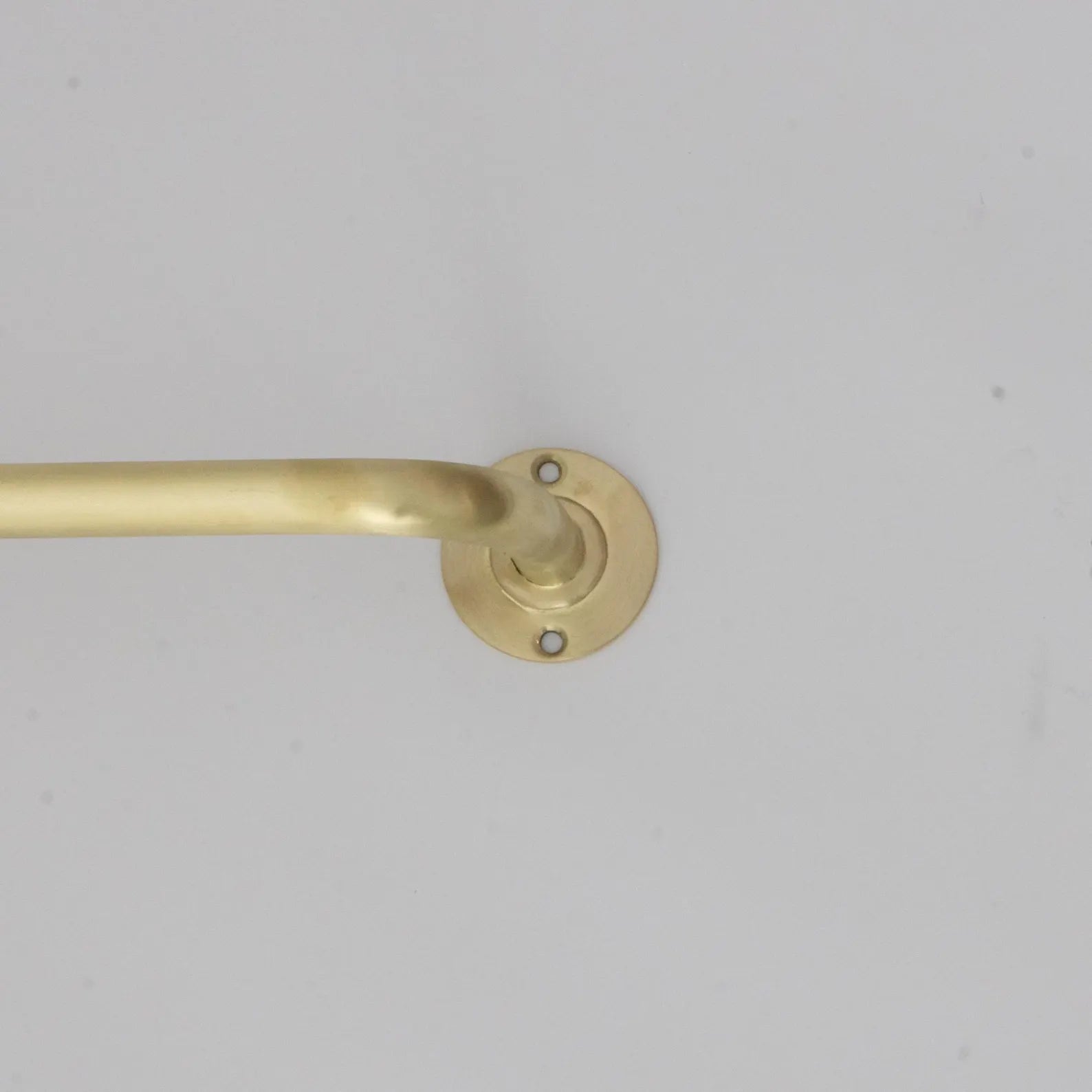 Unlacquered Brass Toilet Paper Holder, Vintage Bathroom Hardware