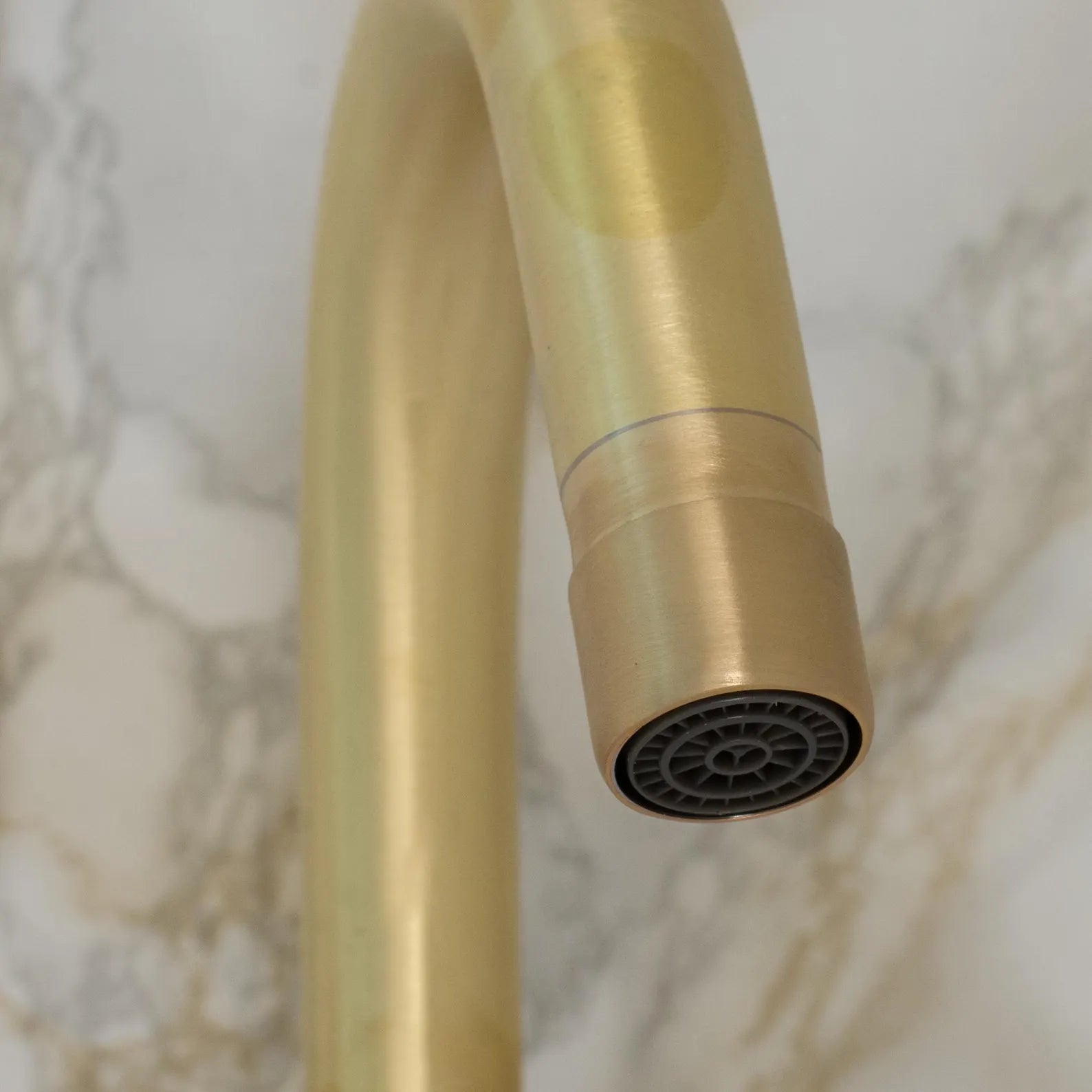 Widespread 3 Holes Solid Unlacquered Brass Faucet, Brushed Finish