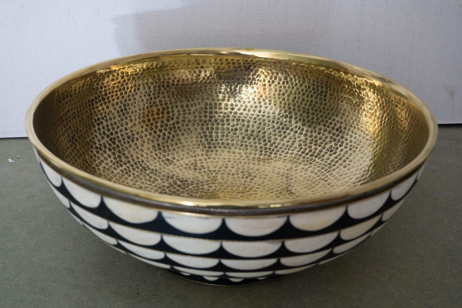 Wood And Brass Bathroom Sink, Vanity Vessel Sink