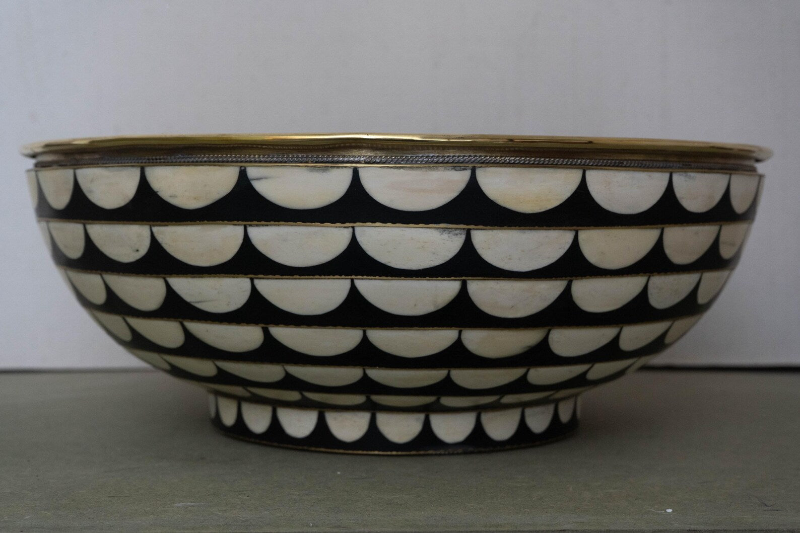 Wood And Brass Bathroom Sink, Vanity Vessel Sink