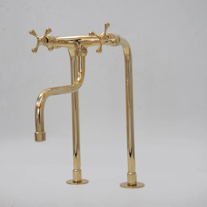 Antique Brass Kitchen Faucet – Unlacquered Brass Faucet