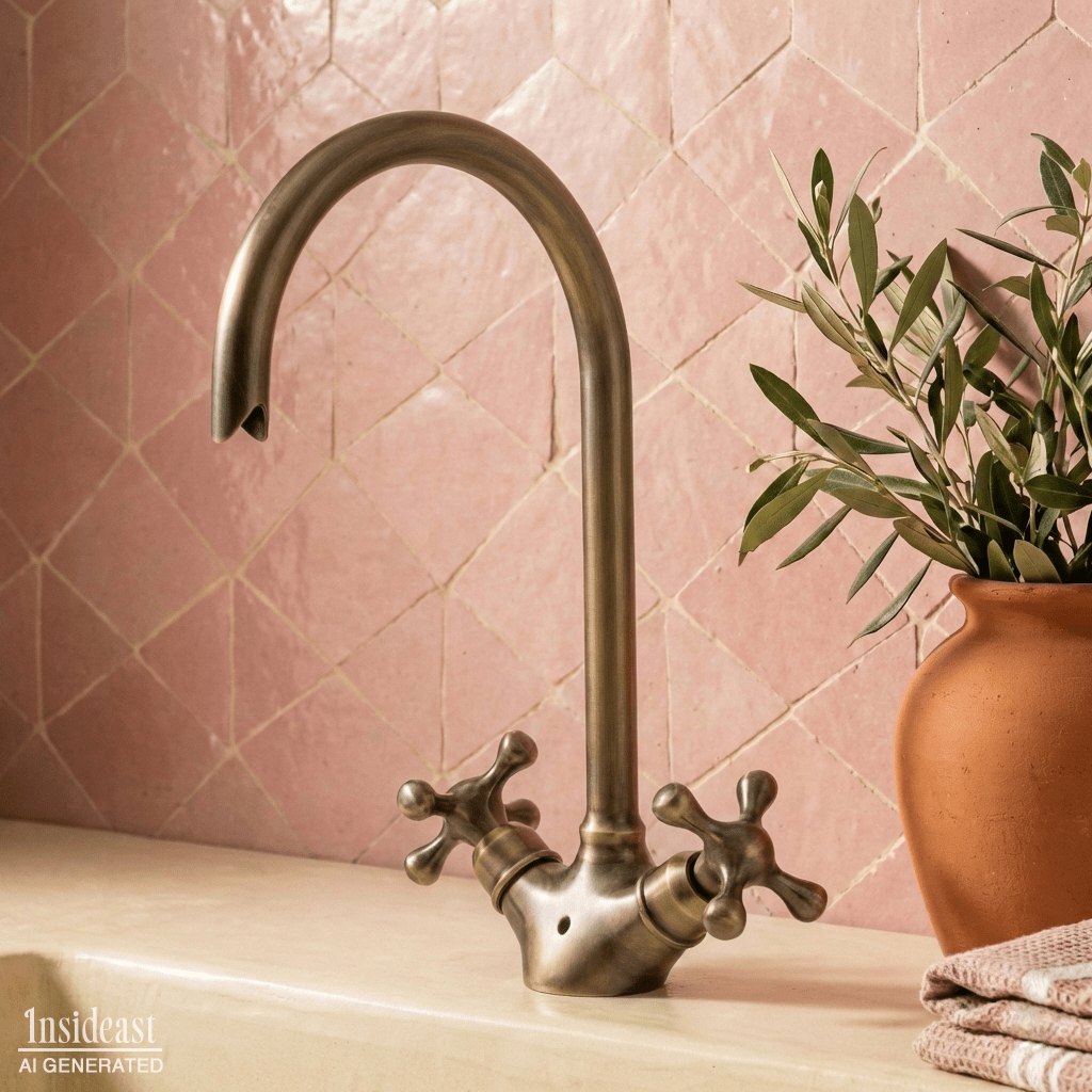 Antique Bronze Single - Hole Bathroom Faucet | Oil Rubbed Finish - Insideast