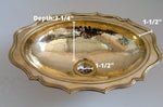 Load image into Gallery viewer, Antique Solid Brass Sink, Unlacquered Exposed Oval Bathroom Sink, Bathroom Vessel sink
