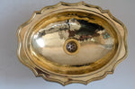 Load image into Gallery viewer, Antique Solid Brass Sink, Unlacquered Exposed Oval Bathroom Sink, Bathroom Vessel sink
