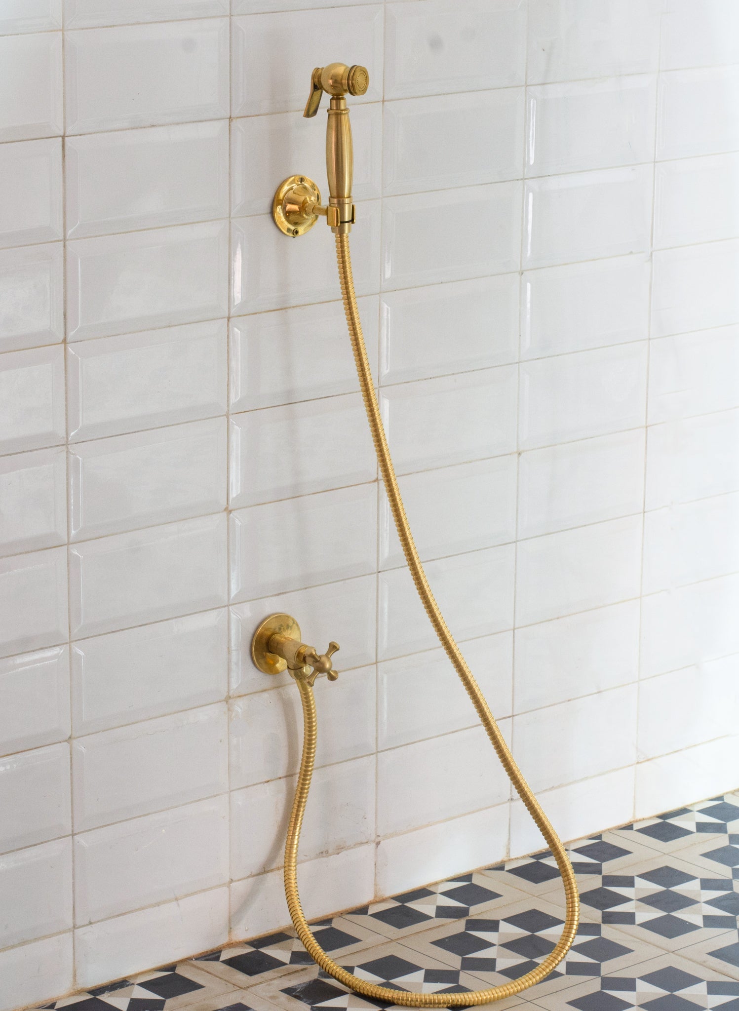 Brass Handheld Bidet Sprayer, Bathroom Bidet Hose Set - Insideast