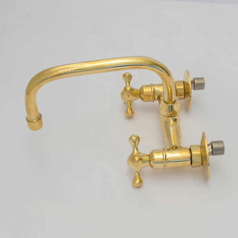 Brass Kitchen Faucet – Vintage Brass Kitchen Faucet