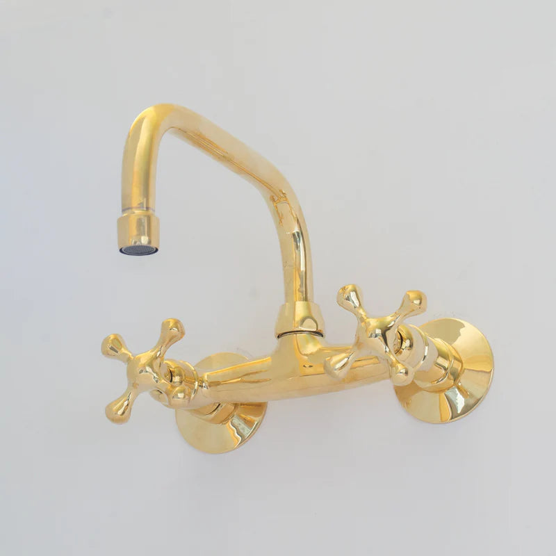 Brass Kitchen Faucet – Vintage Brass Kitchen Faucet