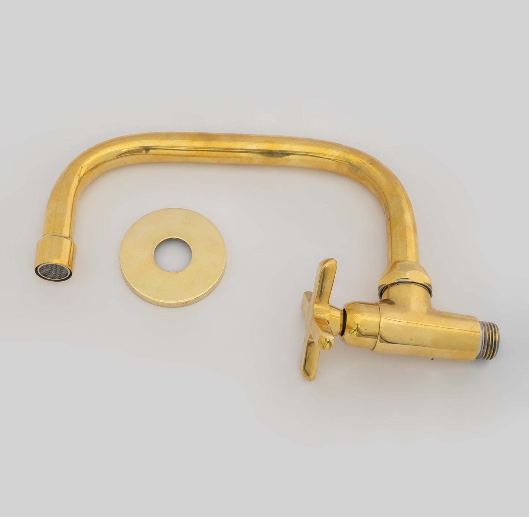 Brass Pot Filler – Unlacquered Brass Faucet - Insideast