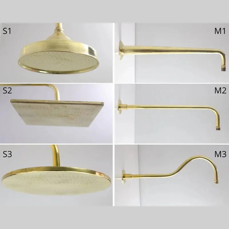 Brass shower – Antique Brass Shower Fixtures - Insideast