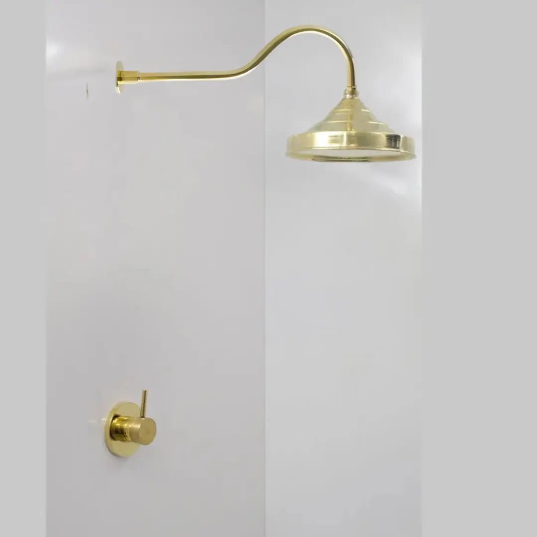 Brass shower – Antique Brass Shower Fixtures - Insideast