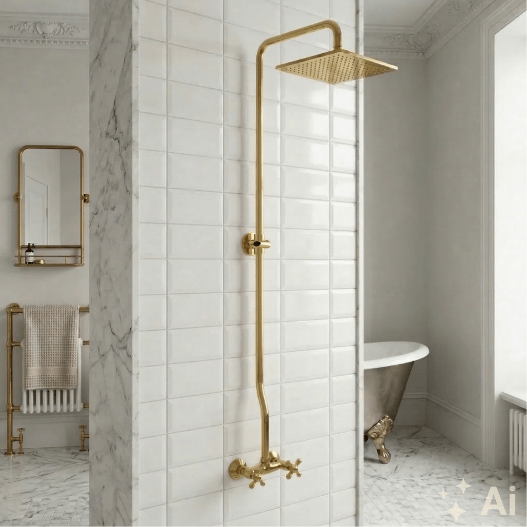Brass Shower – Brass Shower Fixtures - Insideast
